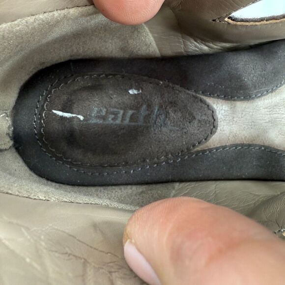 Earth Women's Aurora Sandal Size 8 Block Heel Slingback Open Toe Brown Shoes - Picture 12 of 14